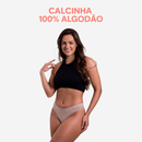 kit Calcinha Básica 100% Algodão [Kit Com 5 Unidades]